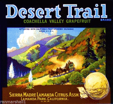 Desert Trail crate label