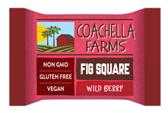 Original Coachella Farms Fig Square wrapper, Wild Berry