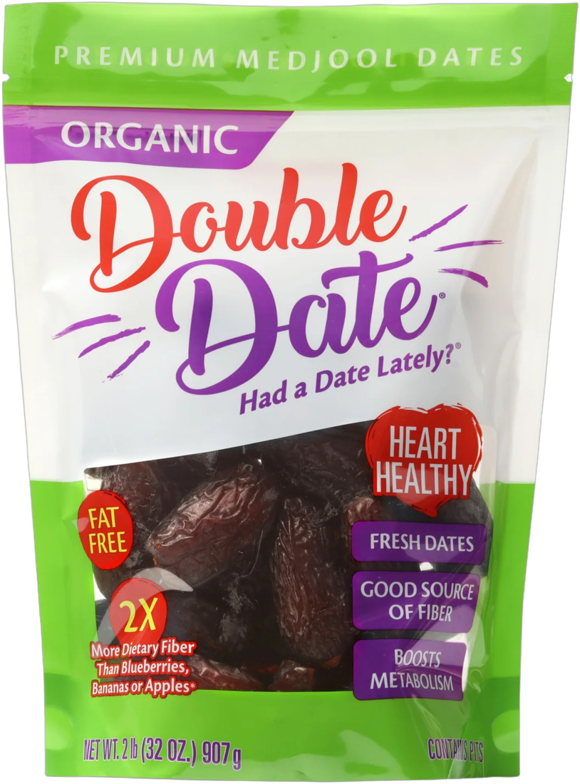 Double Date Organic Medjool Dates 2 lb pouch